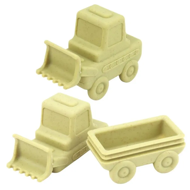 Lean Toys, gumowe pojazdy do rozłączania, zabawka do kąpieli, 4 szt.