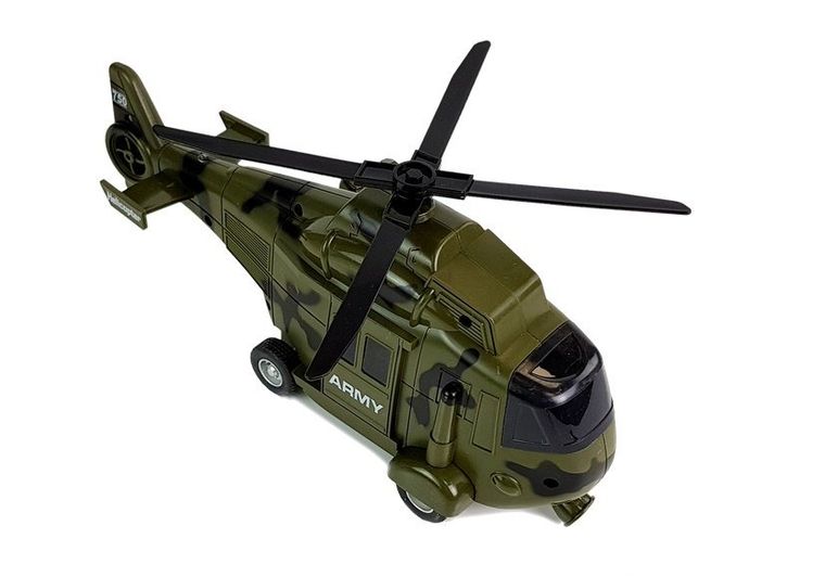 Lean Toys, helikopter wojskowy, pojazd interaktywny, 1:16