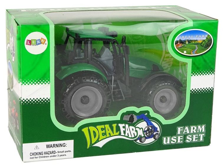 Lean Toys, Ideal Farm, traktor, pojazd rolniczy