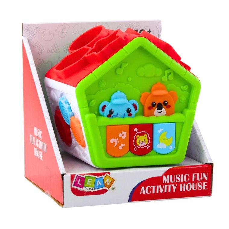 Lean Toys, interaktywny domek edukacyjny, sorter