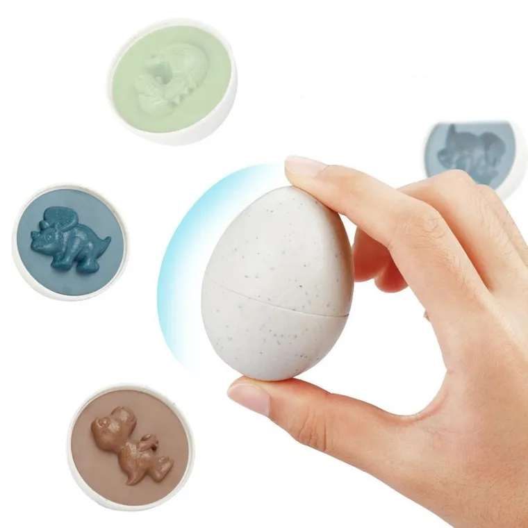 Lean Toys, jajka, sorter zabawka edukacyjna, dinozaury, 12 szt.