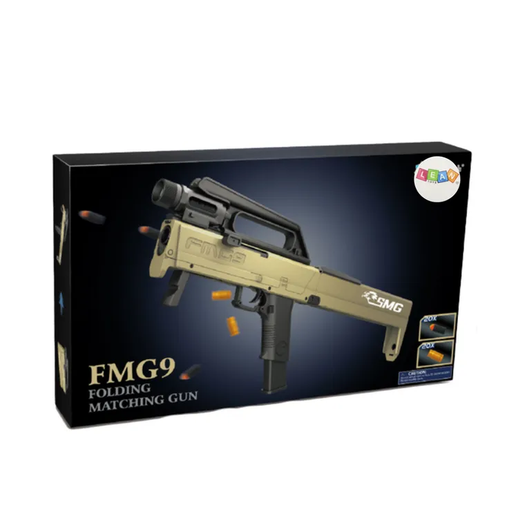 Lean Toys, karabin składany ze strzałkami piankowymi