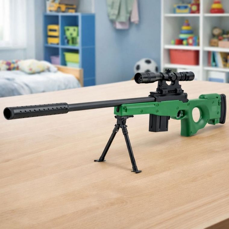 Lean Toys, karabin snajperski na kulki hydrożelowe