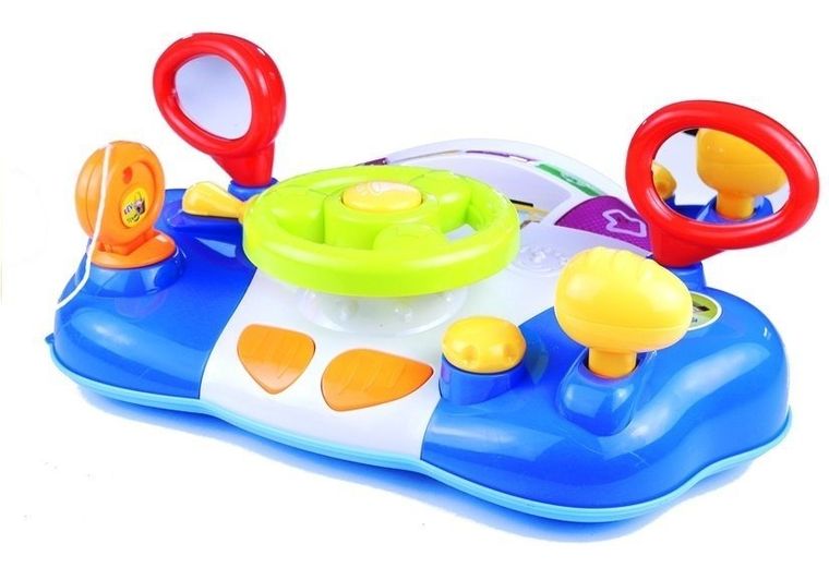 Lean Toys, kierownica, zabawka interaktywna