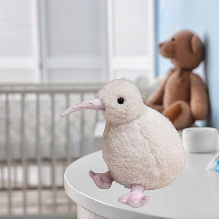 Lean Toys, Kiwi, maskotka, biały, 17 cm