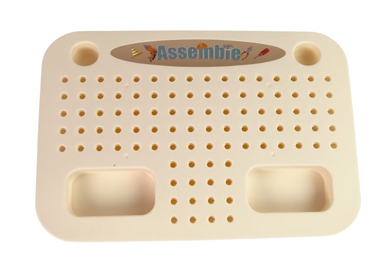 Lean Toys, klocki konstrukcyjne w skrzynce z wiertarką