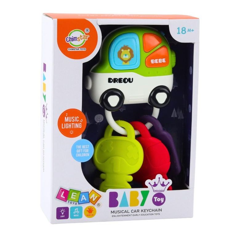 Lean Toys, klucze, gryzak interaktywny