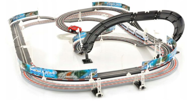 Lean Toys, kolejka elektryczna, 2w1, 20 km/h