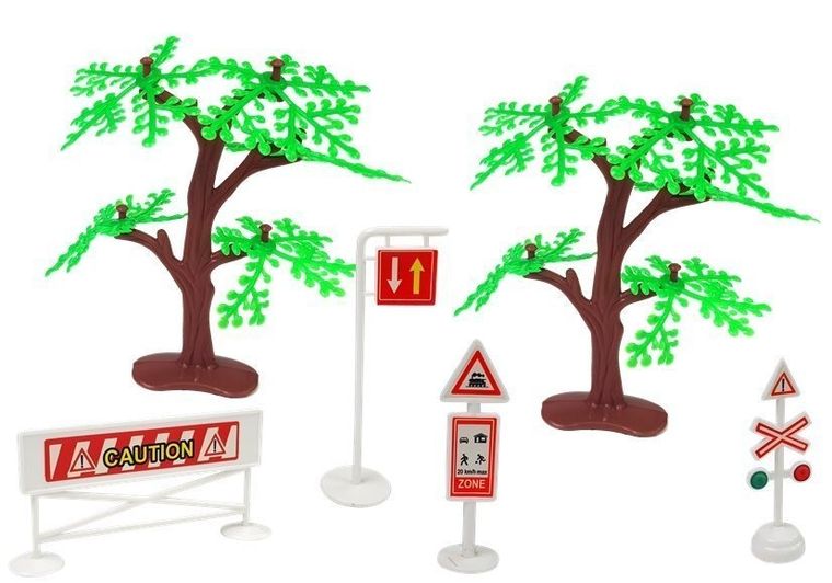 Lean Toys, kolejka interaktywna, 33 elementów