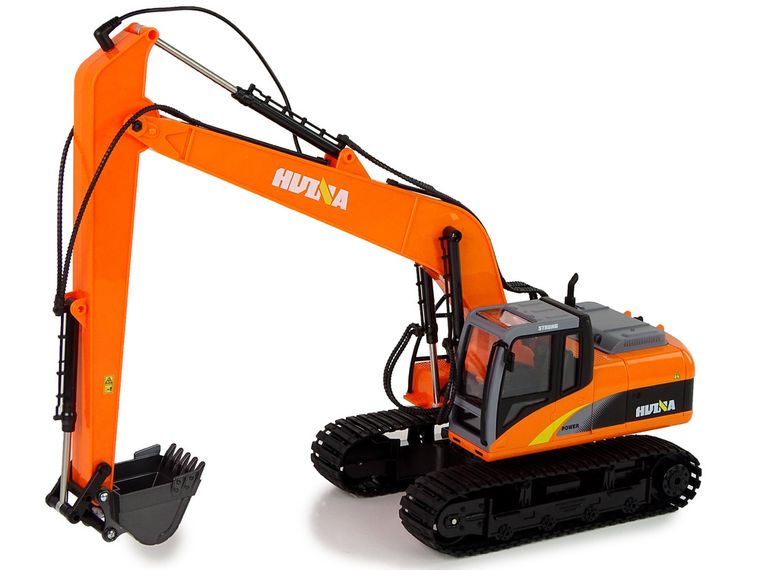 Lean Toys, koparka gąsienicowa, pojazd zdalnie sterowany, 1:14