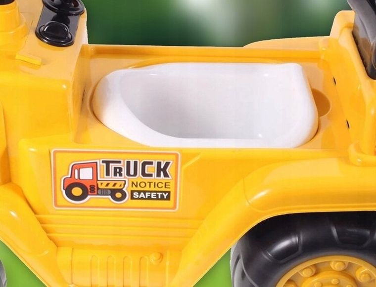 Lean Toys, koparka, jeździk, ruchome ramię
