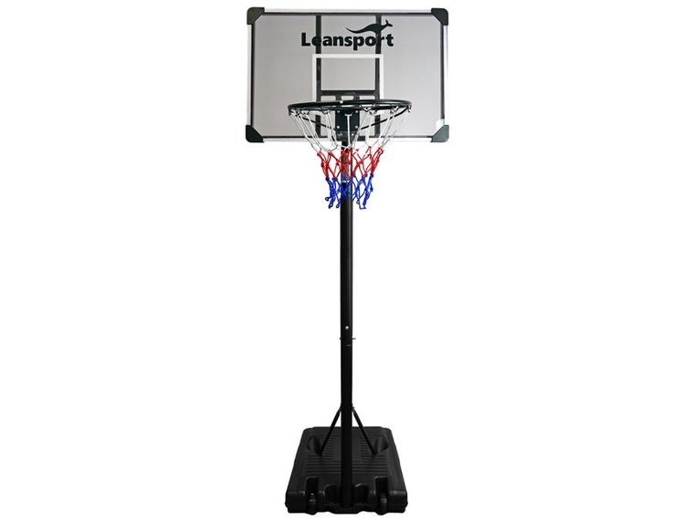 Lean Toys, kosz do koszykówki, czarny, 260 cm