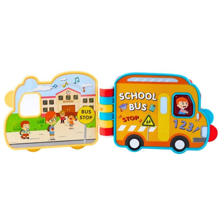 Lean Toys, książeczka interaktywna, pojazdy