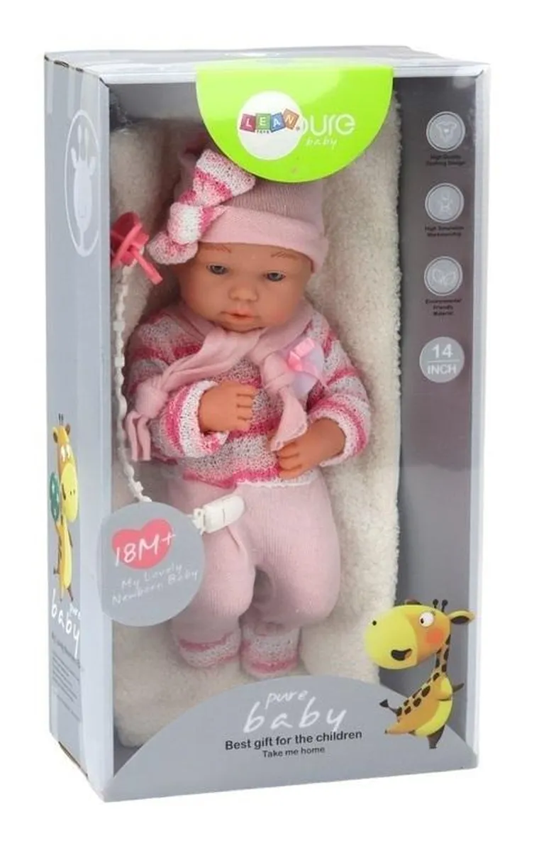 Lean Toys, lalka bobas, ubranko w paski