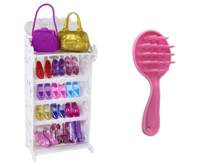 Lean Toys, lalka z akcesoriami do stylizacji