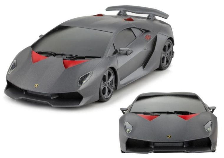 Lean Toys, Lamborghini Sesto Elemento, pojazd zdalnie sterowany, szary, 1:18