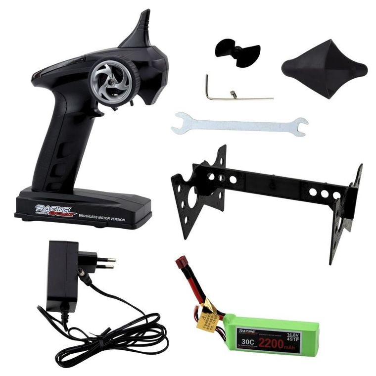 Lean Toys, łódź motorówka ft011, zdalnie sterowana, 55 km/h