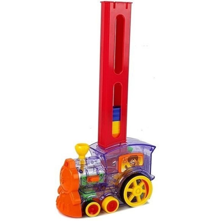 Lean Toys, lokomotywa układająca domino
