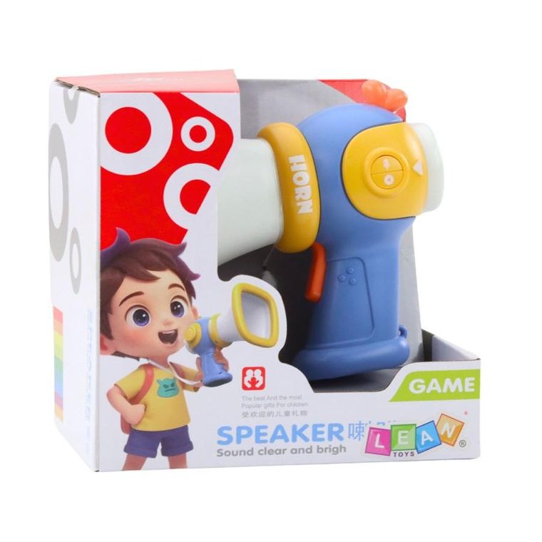 Lean Toys, megafon ze zmianą głosu, interaktywny