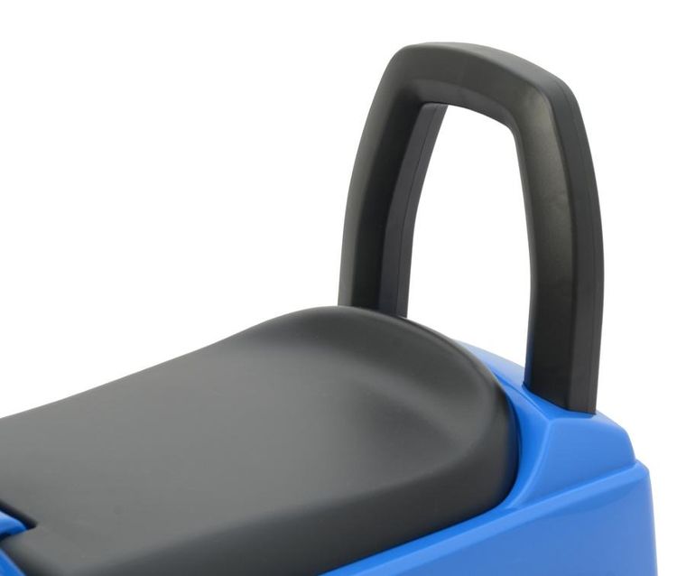 Lean Toys, mercedes actros, jeździk, niebieski