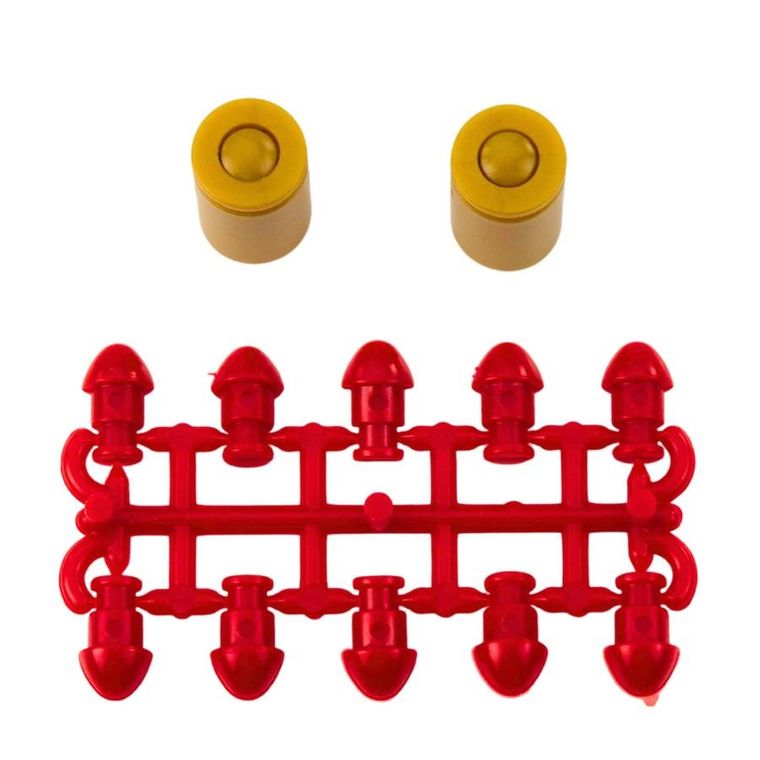 Lean Toys, mini pistolet na piankowe naboje, łuski 13,5 cm