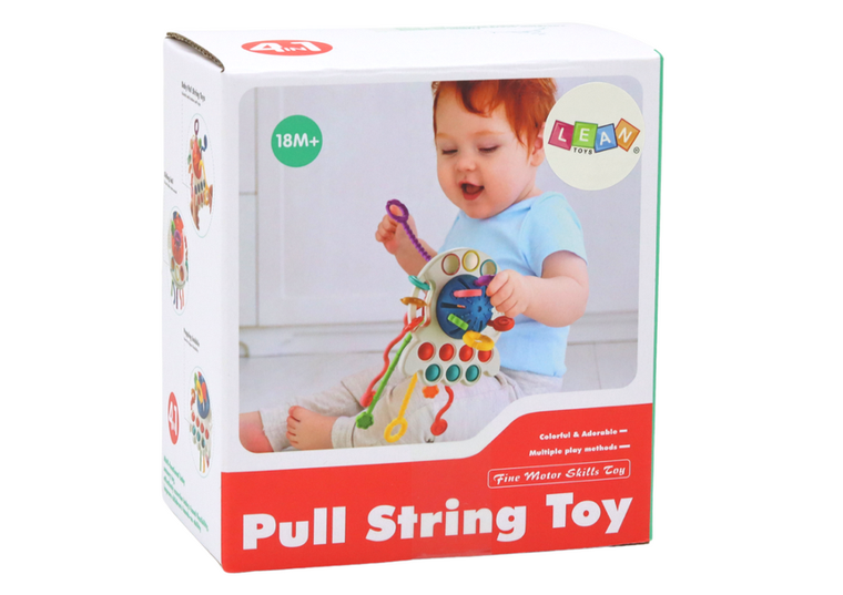 Lean Toys, ośmiornica ze sznurkami sensorycznymi