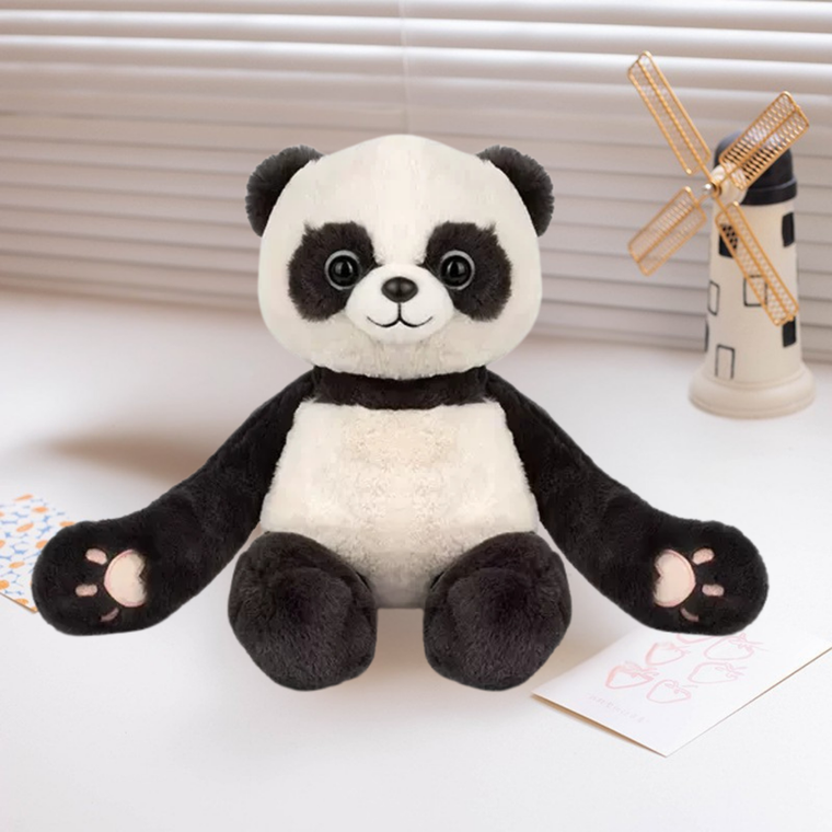 Lean Toys, panda z magnesami, maskotka, 23 cm
