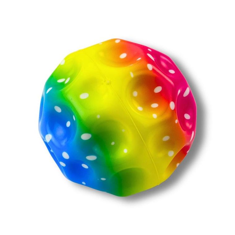 Lean Toys, piankowa piłeczka z wgłębieniami, 10 cm