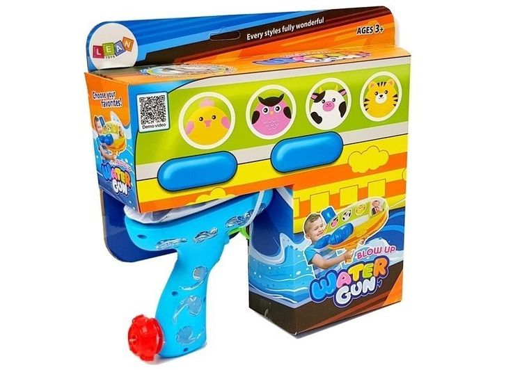 Lean Toys, pistolet na wodę, jednorożec