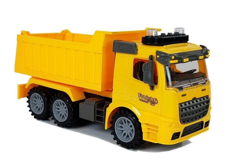 Lean Toys, Plac budowy, zestaw, wywrotka ze światłem i dźwiękiem