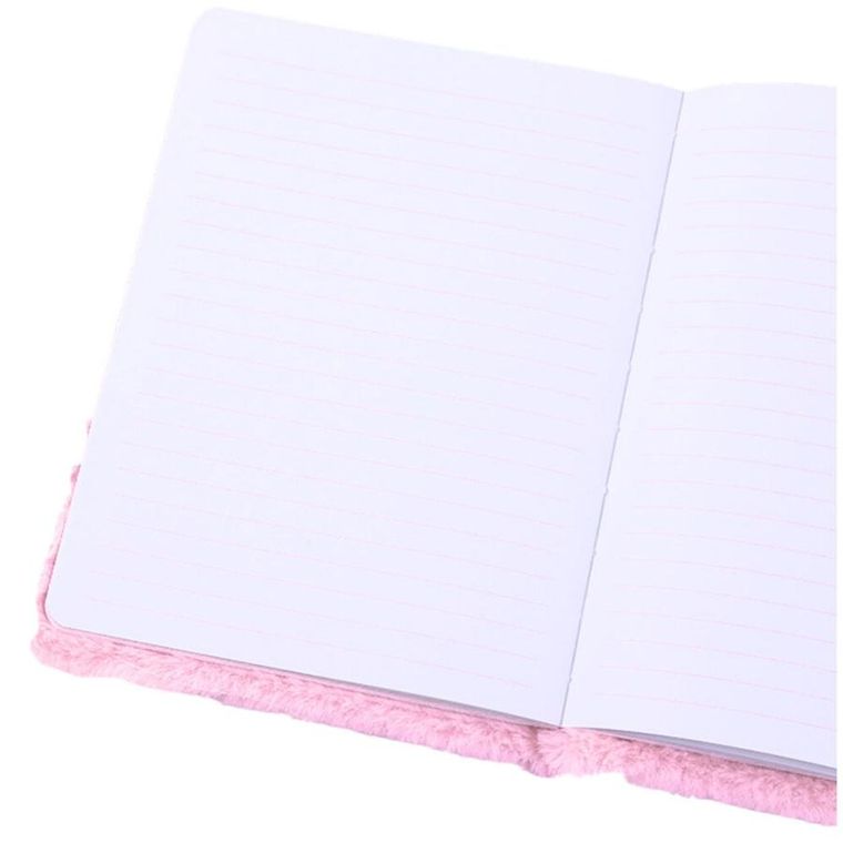 Lean Toys, pluszowy notatnik, A5, linie, pingwinek, 1 szt.