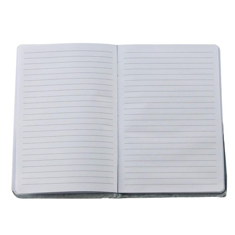 Lean Toys, pluszowy notatnik, A5, linie, zając kolorowy, 1 szt.