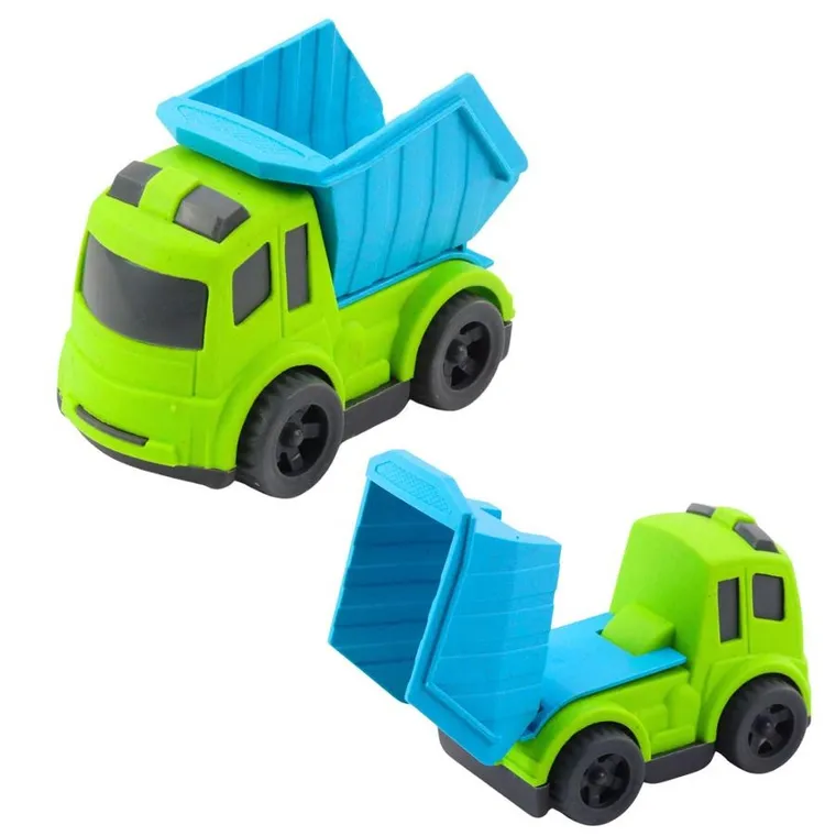 Lean Toys, pojazdy budowlane, wywrotka, koparka, 2 szt.