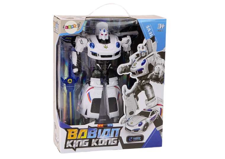 Lean Toys, Policja, robot transformujący 2w1
