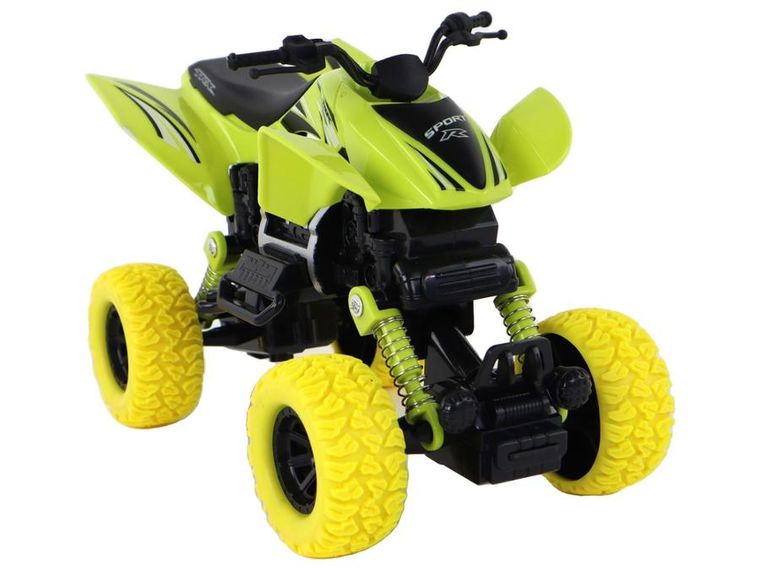 Lean Toys, Quad XC, pojazd terenowy, zielony