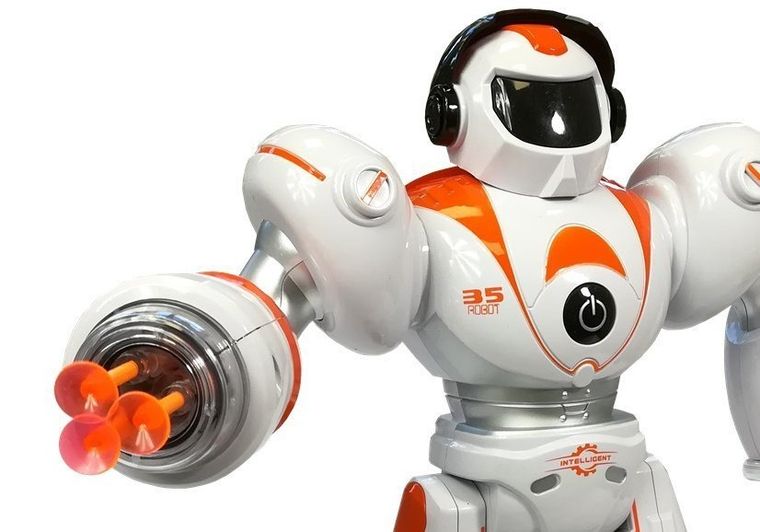 Lean Toys, robot zdalnie sterowany, pomarańczowy