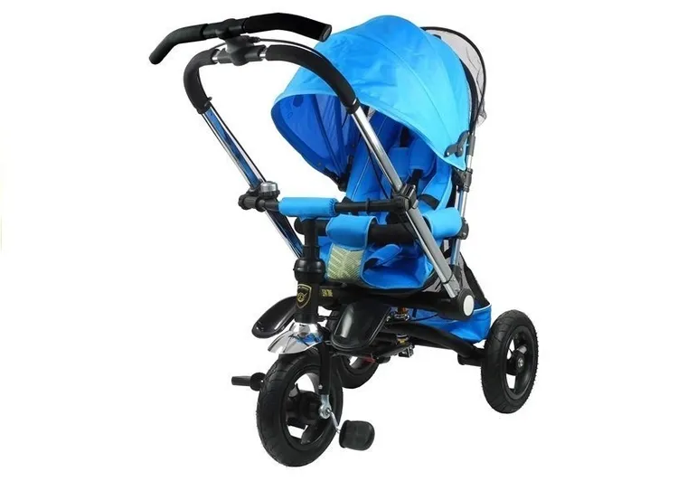 Lean Toys, rowerek trójkołowy, niebieski