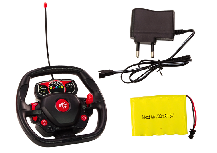 Lean Toys, samochód sportowy, pojazd zdalnie sterowany, 1:12, niebieski