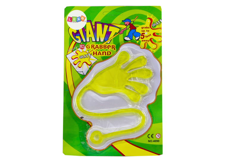Lean Toys, slime, lepka rączka, żółta