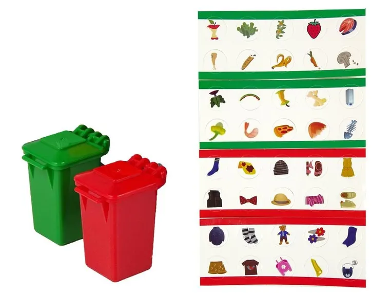 Lean Toys, śmieciarka, pojazd interaktywny z napędem, 1:16, pomarańczowy