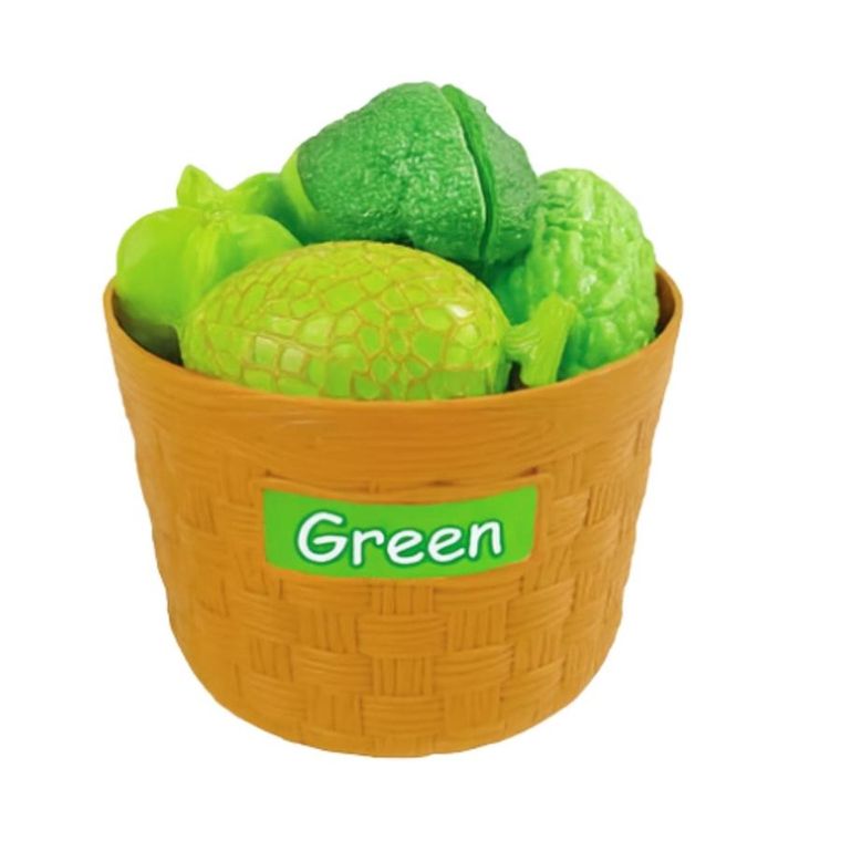 Lean Toys, sortowanie, krojenie owoców i warzyw, zestaw edukacyjny, 34 elementów