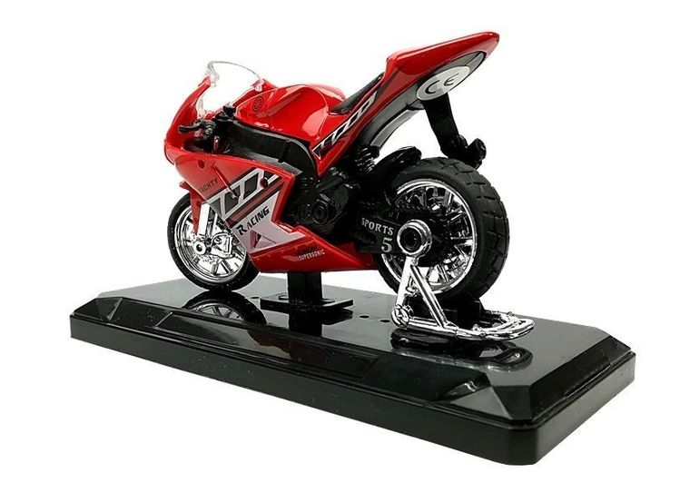 Lean Toys, sportowy motocykl, pojazd interaktywny, 1:18, 1 szt.