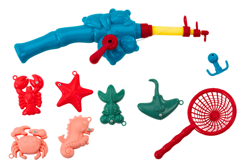 Lean Toys, stolik wielofunkcyjny 4w1, niebieski