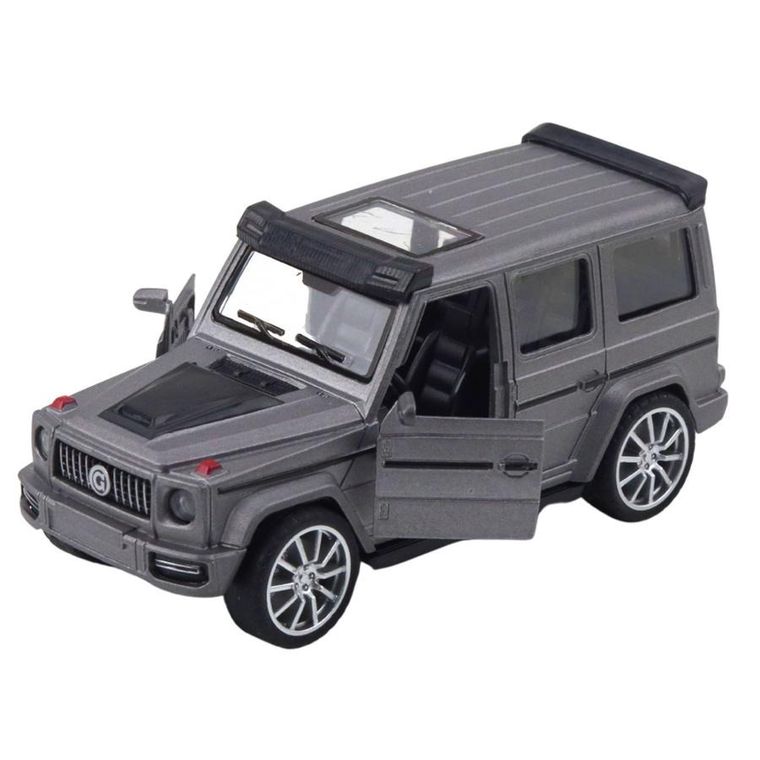 Lean Toys, suv terenowy, metalowy pojazd z napędem pull-back, 1:36, 1 szt.