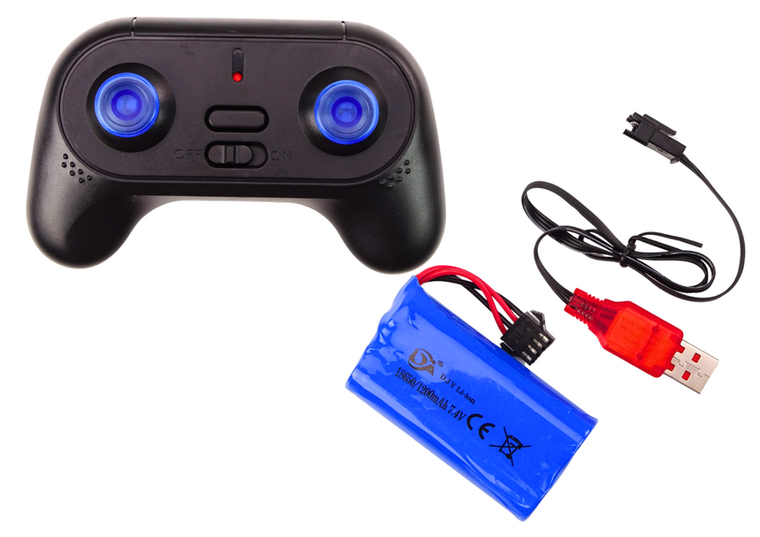 Lean Toys, Suv terenowy, pojazd zdalnie sterowany, siwy, 2.4g, 1:6