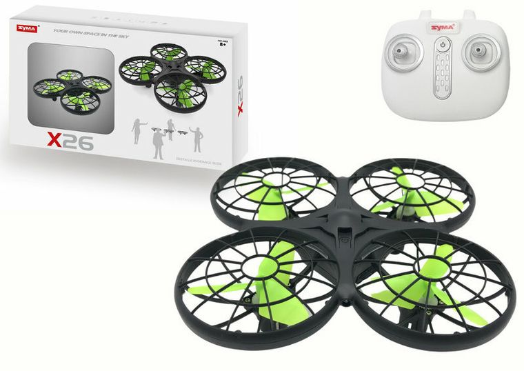 Lean Toys, Symax26, dron zdalnie sterowany, czarny