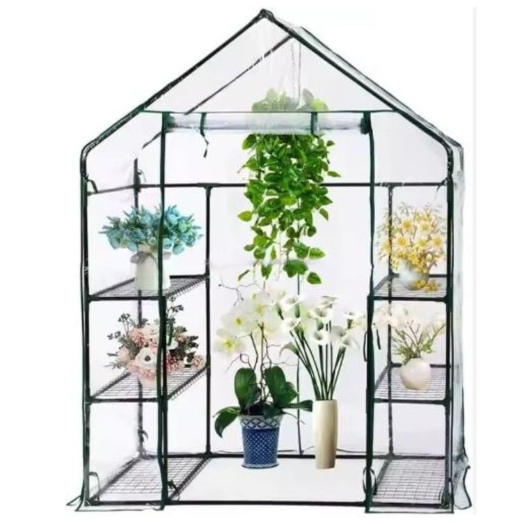 Lean Toys, szklarnia balkonowa, 195-143-73 cm