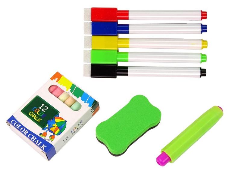 Lean Toys, tablica 3w1, dwustronna, stolik do gier