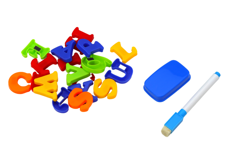 Lean Toys, tablica edukacyjna magnetyczna z akcesoriami