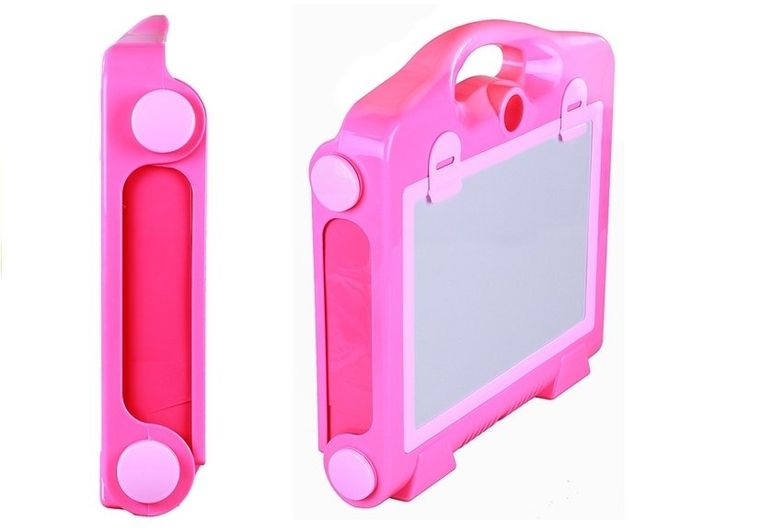 Lean Toys, tablica na kredę i pisak, 2w1, akcesoria